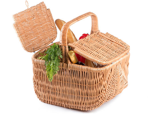 Piknikový proutěný koš Eger III.